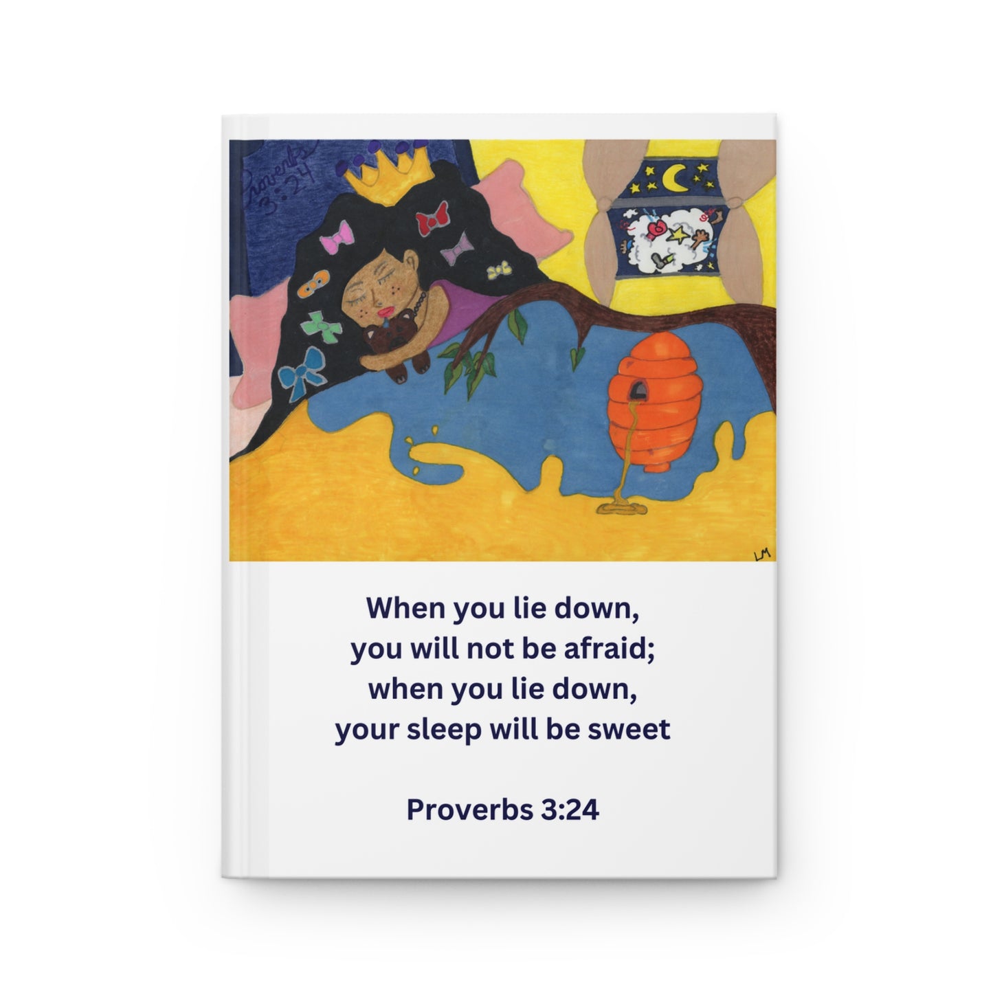 Sweet Dream Proverbs Journal: Hardcover Matte (White)